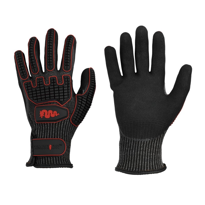 Warrior Protects DWGL030 Impact Resistant Cut Level F Grip Gloves